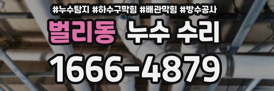 벌리동 누수 수리