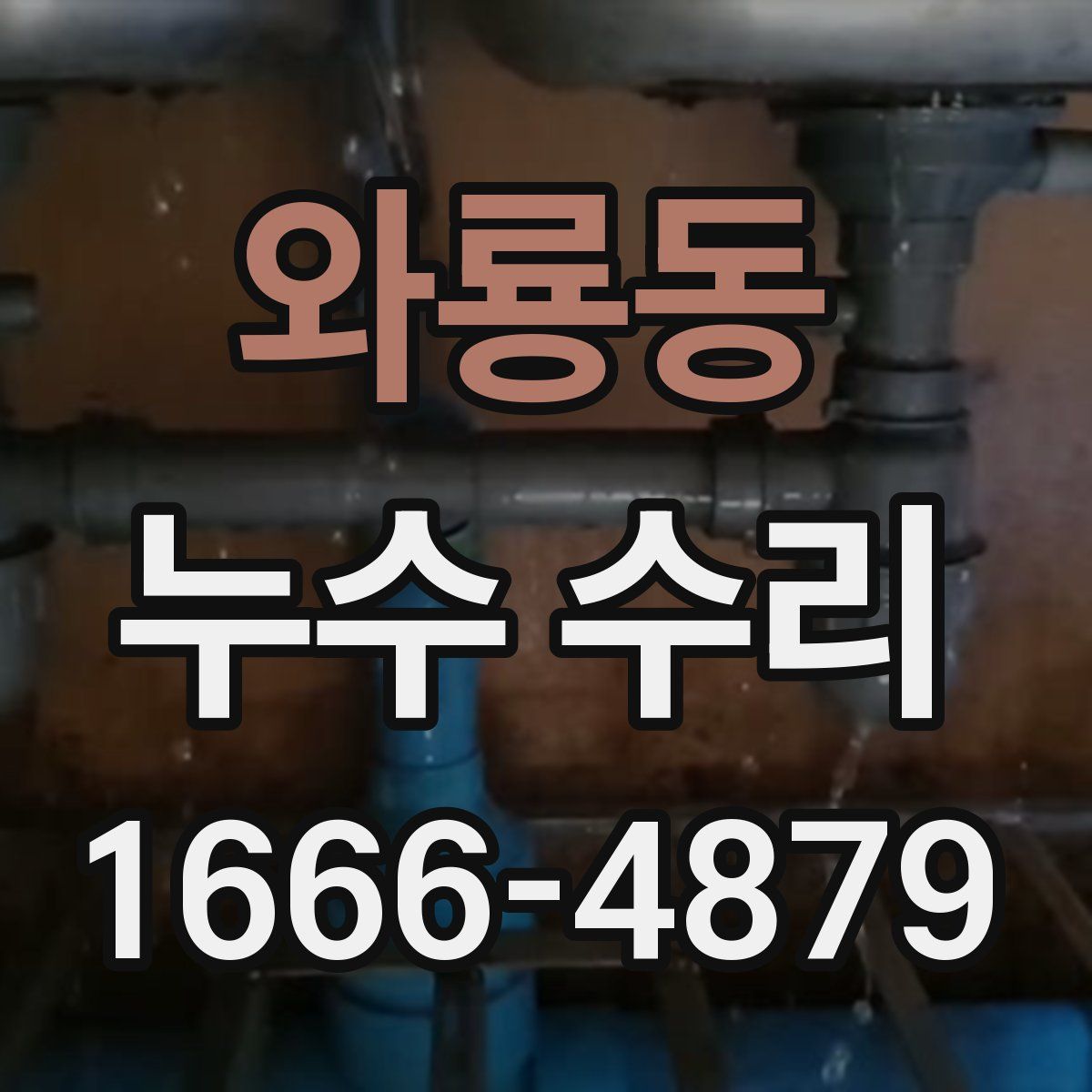 와룡동 누수 수리