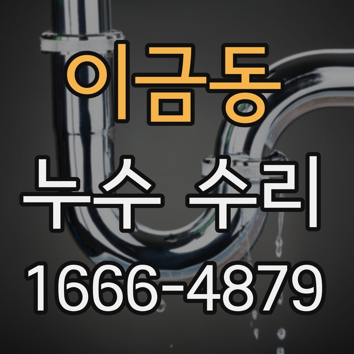 이금동 누수 수리