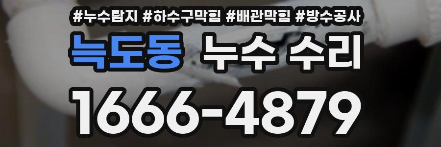 늑도동 누수 수리