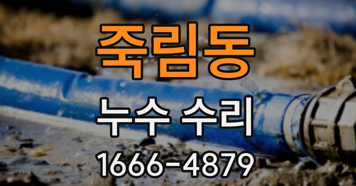 죽림동 누수 수리