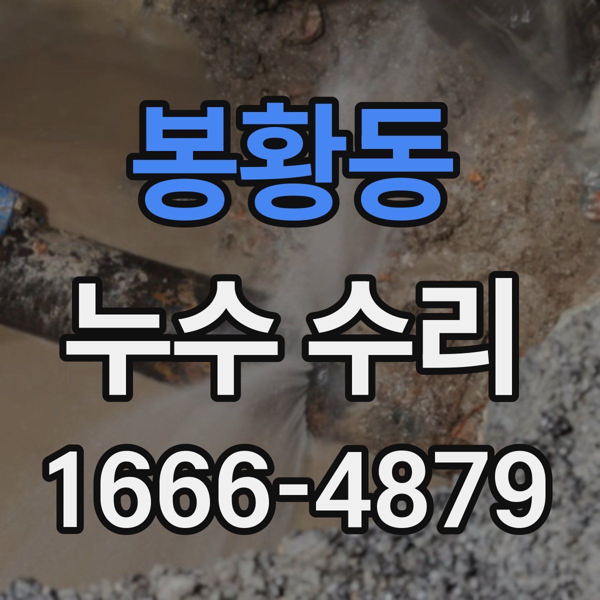 봉황동 누수 수리
