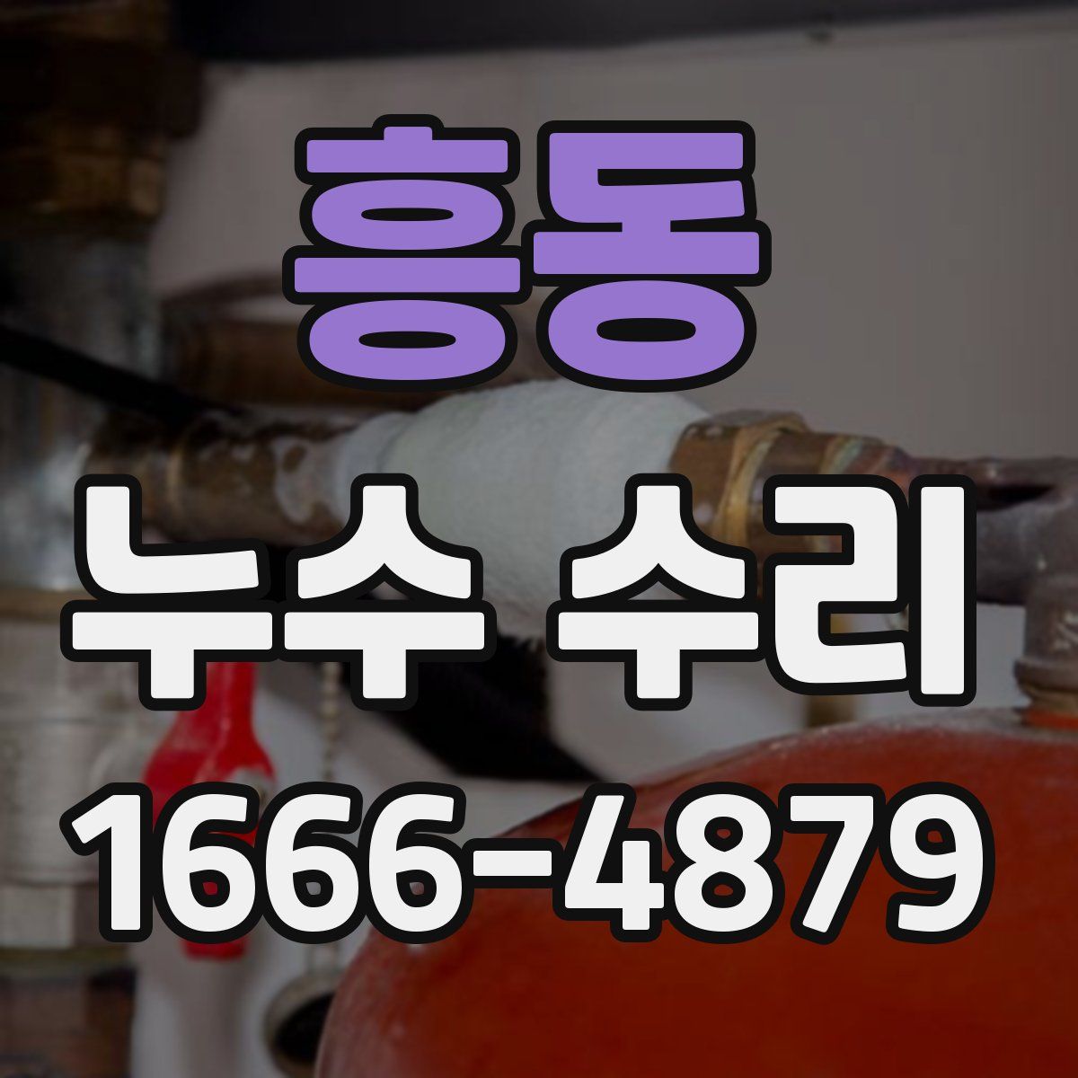 흥동 누수 수리