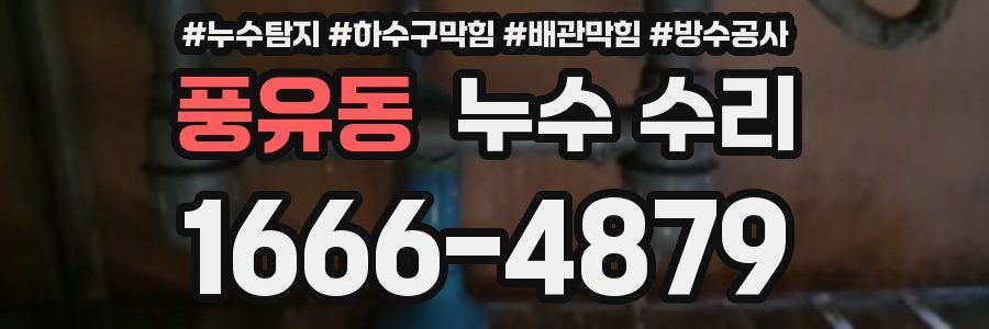 풍유동 누수 수리