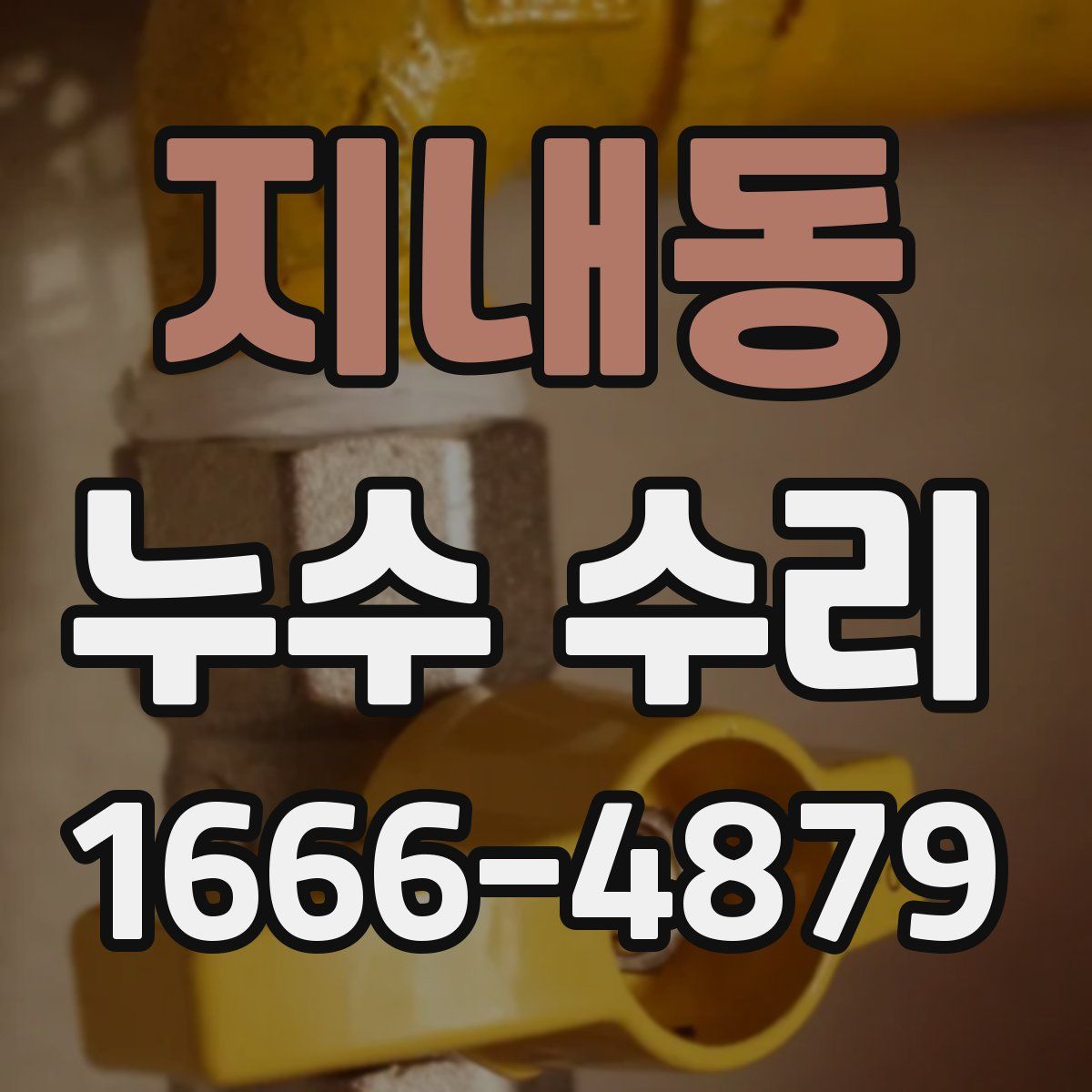 지내동 누수 수리