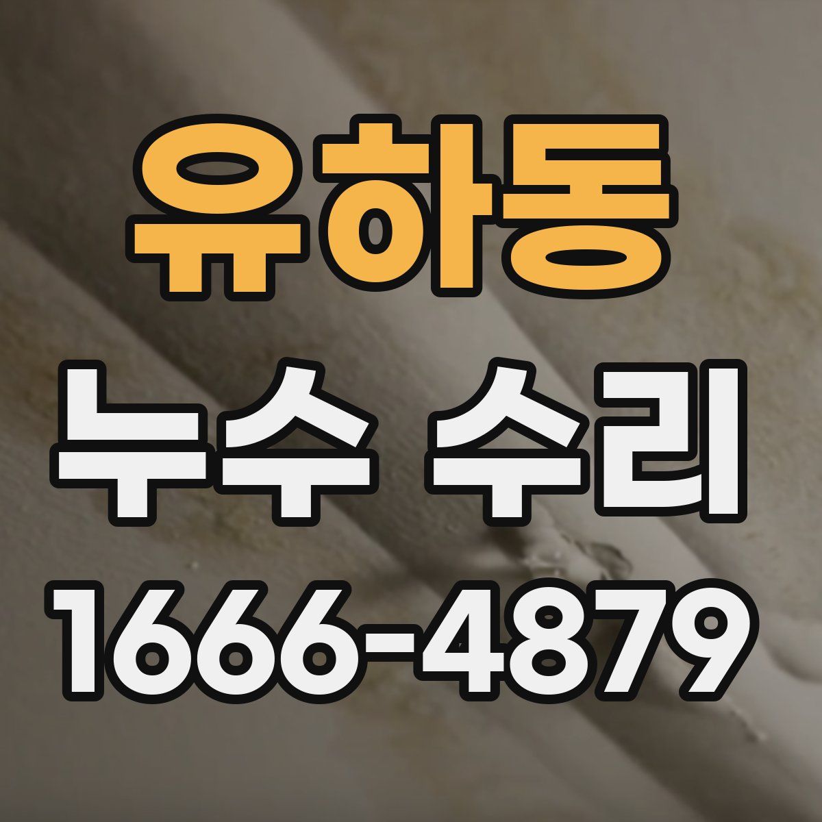 유하동 누수 수리