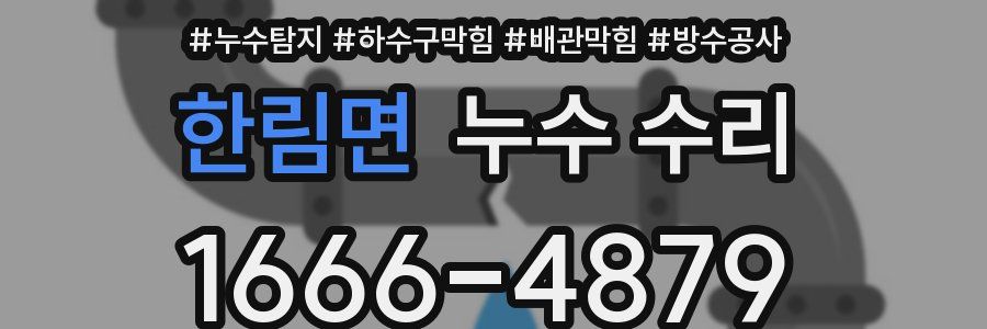한림면 누수 수리