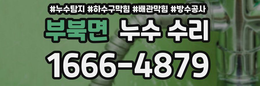 부북면 누수 수리