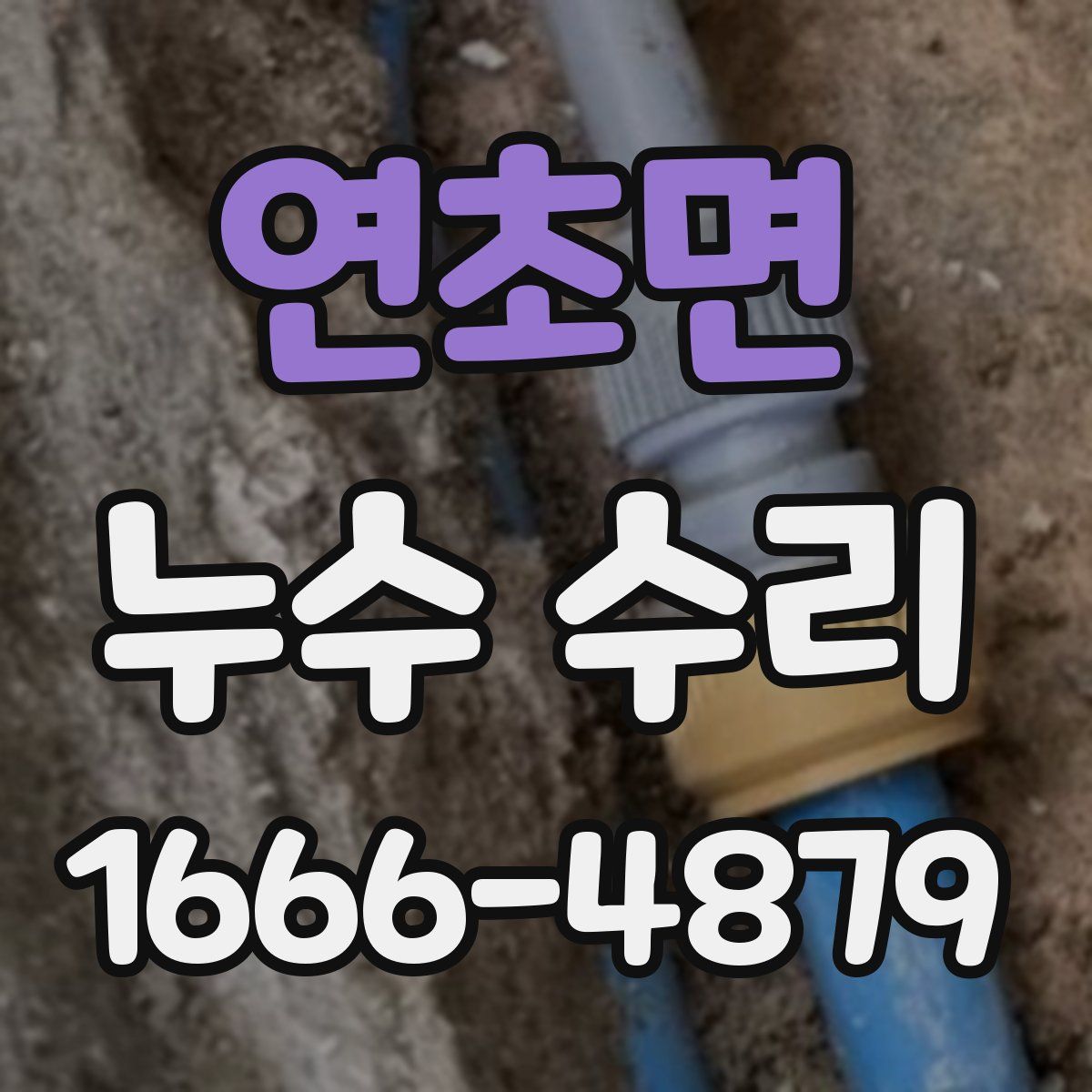 연초면 누수 수리