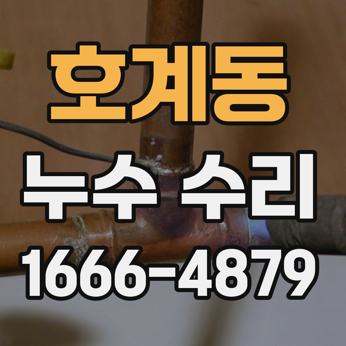 호계동 누수 수리
