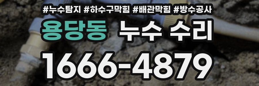 용당동 누수 수리