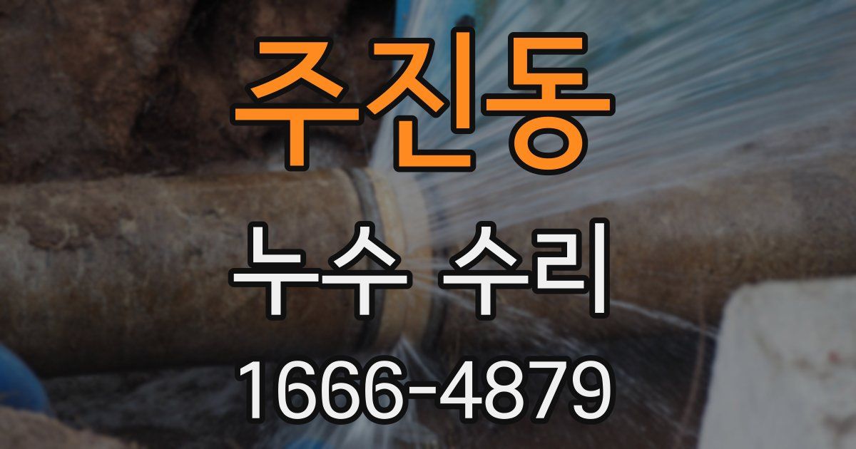 주진동 누수 수리