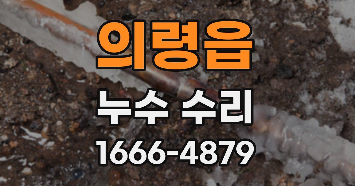 의령읍 누수 수리