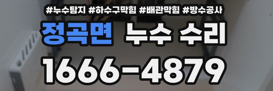 정곡면 누수 수리