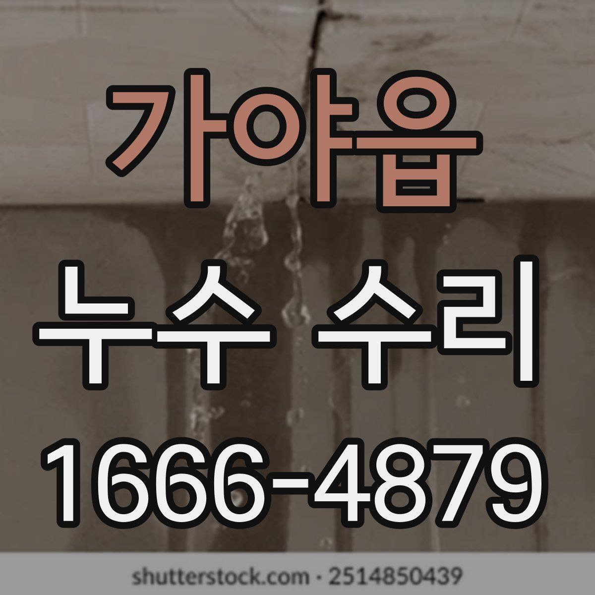 가야읍 누수 수리