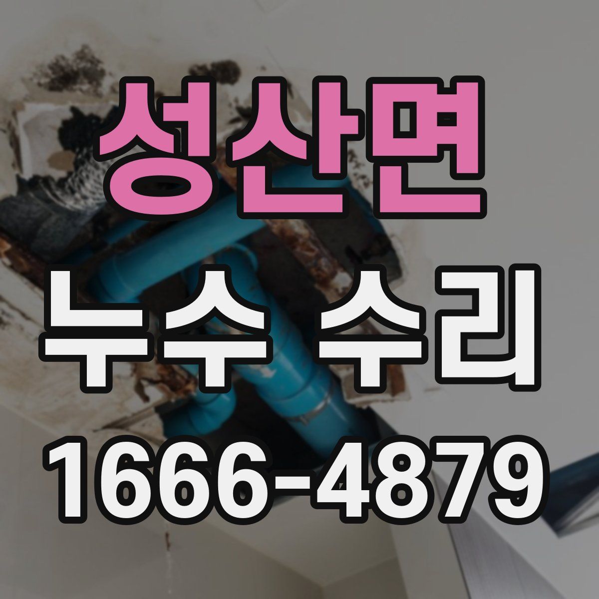 성산면 누수 수리