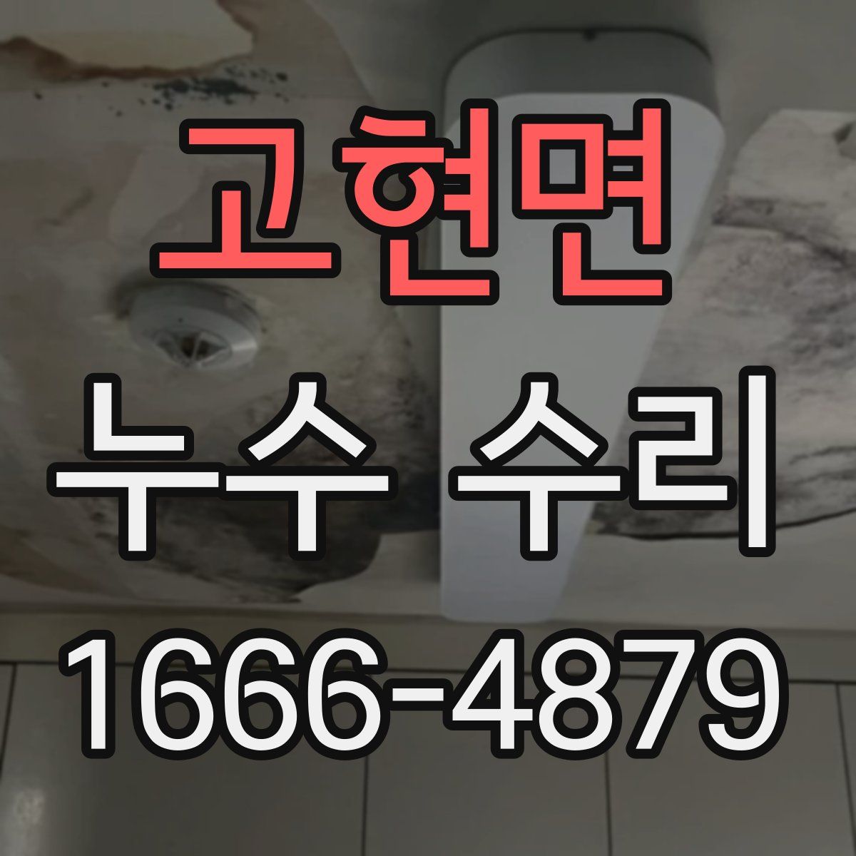 고현면 누수 수리
