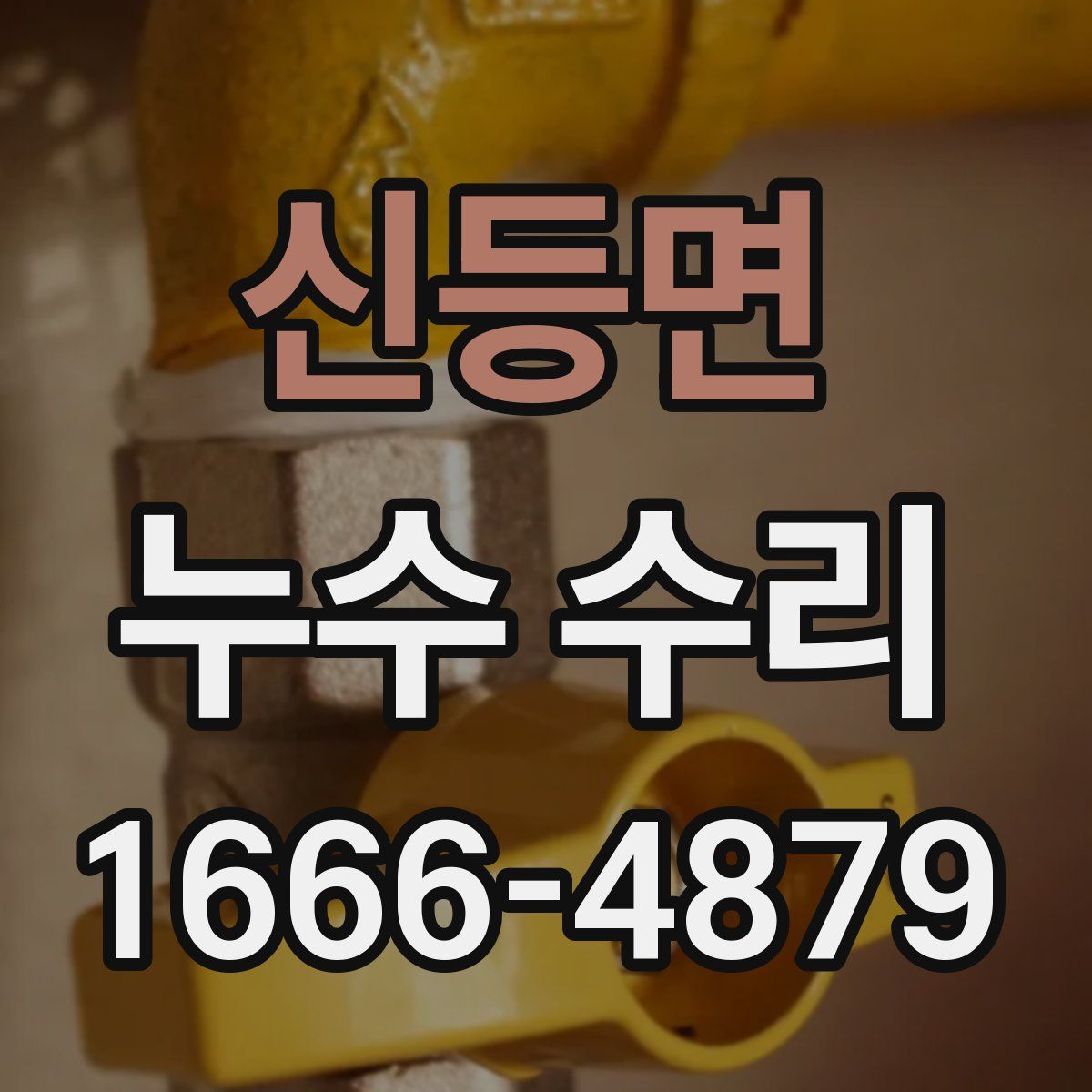 신등면 누수 수리
