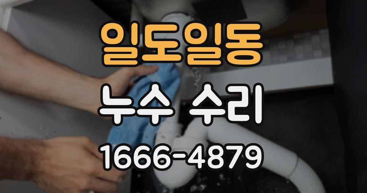 일도일동 누수 수리