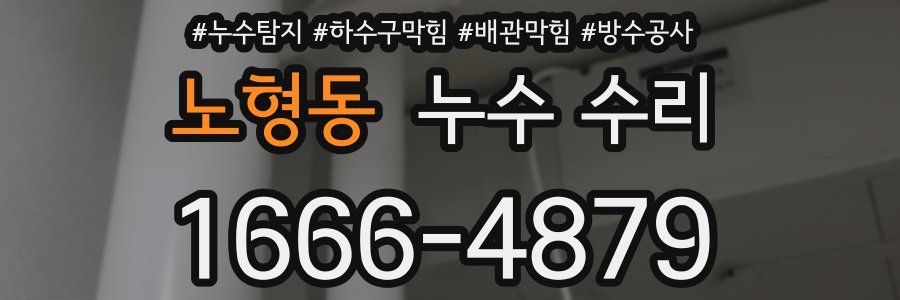 노형동 누수 수리