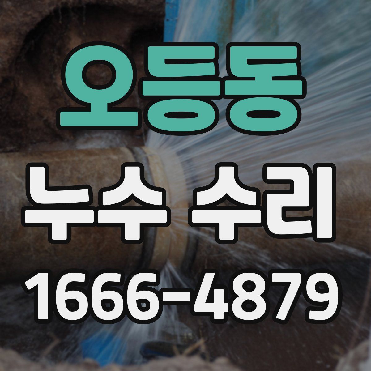 오등동 누수 수리