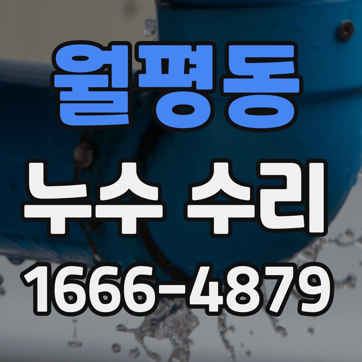 월평동 누수 수리