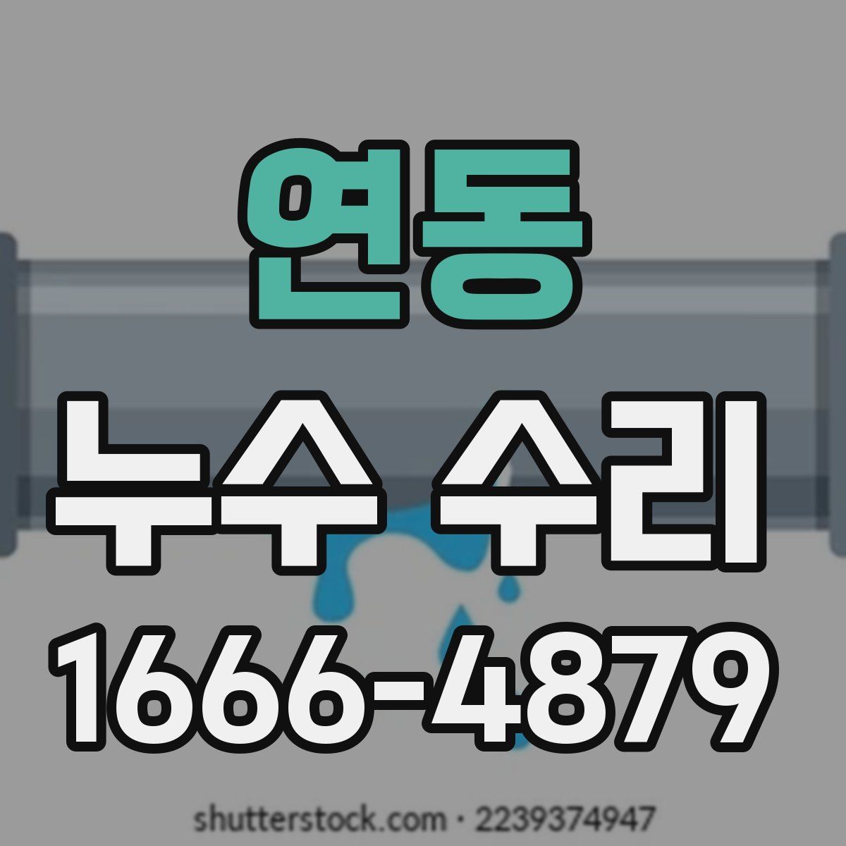연동 누수 수리