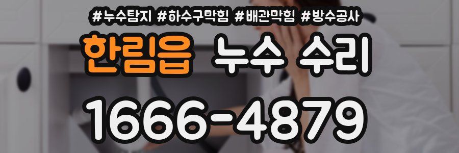 한림읍 누수 수리