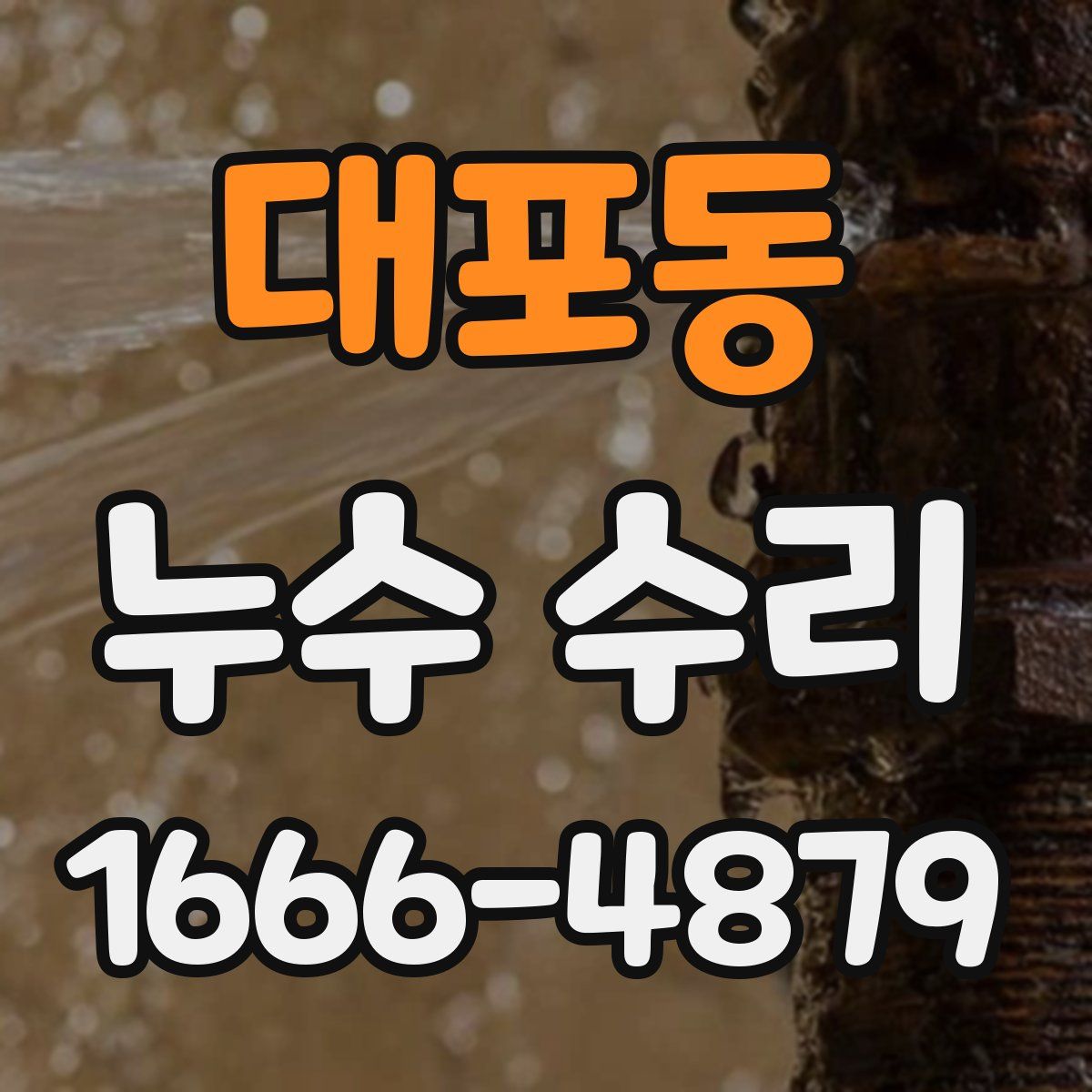 대포동 누수 수리