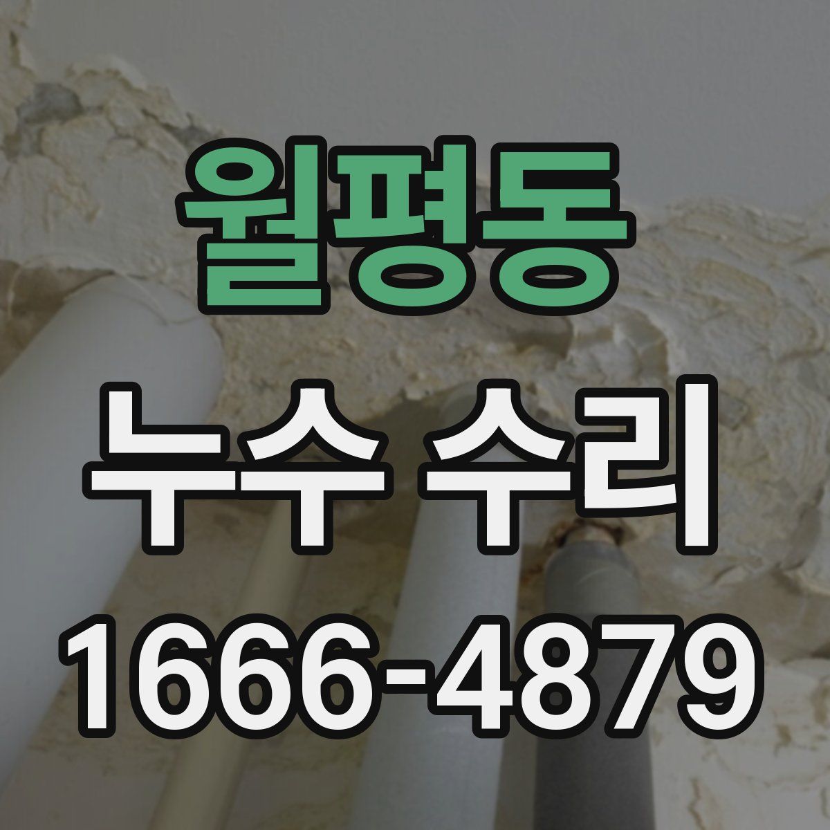 월평동 누수 수리