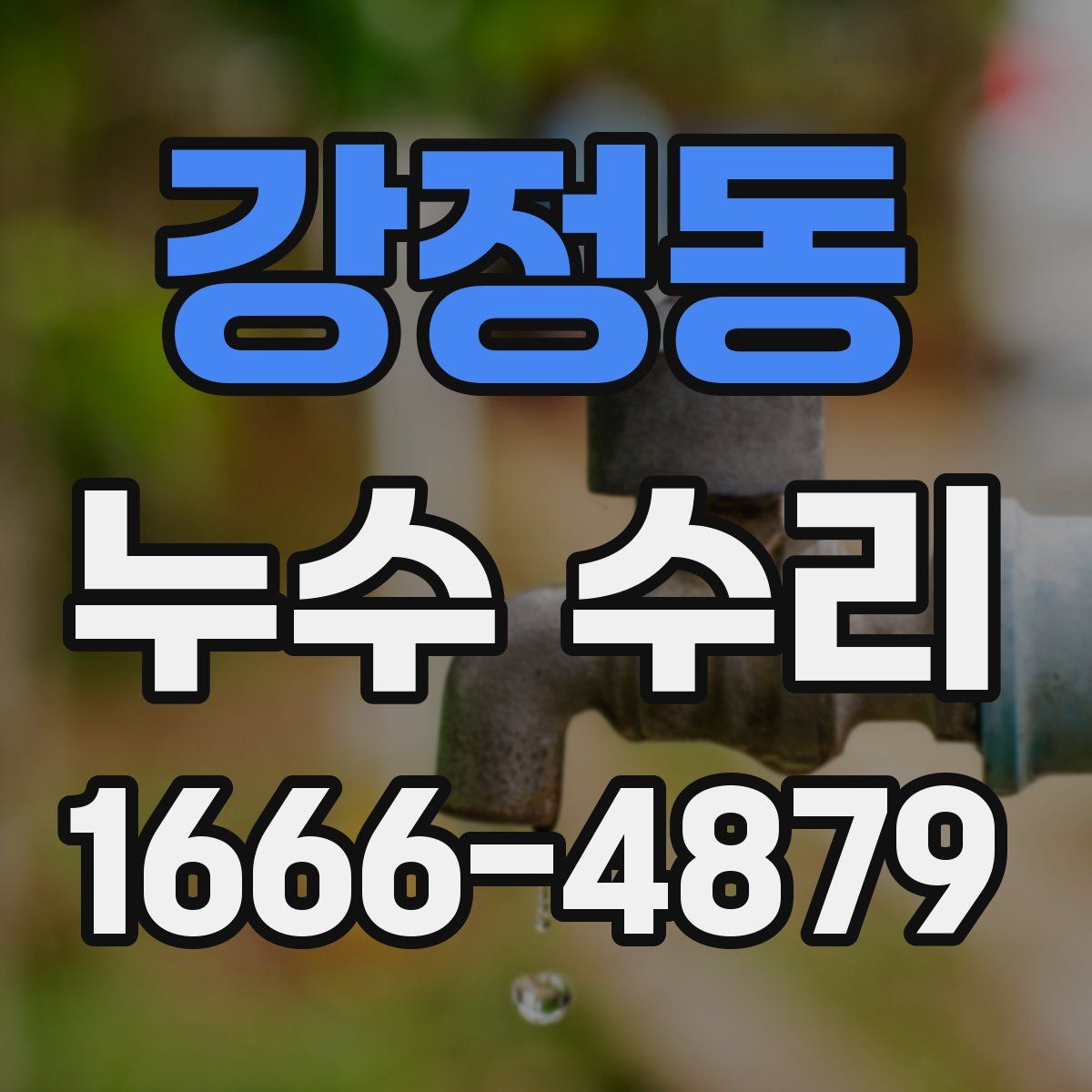 강정동 누수 수리