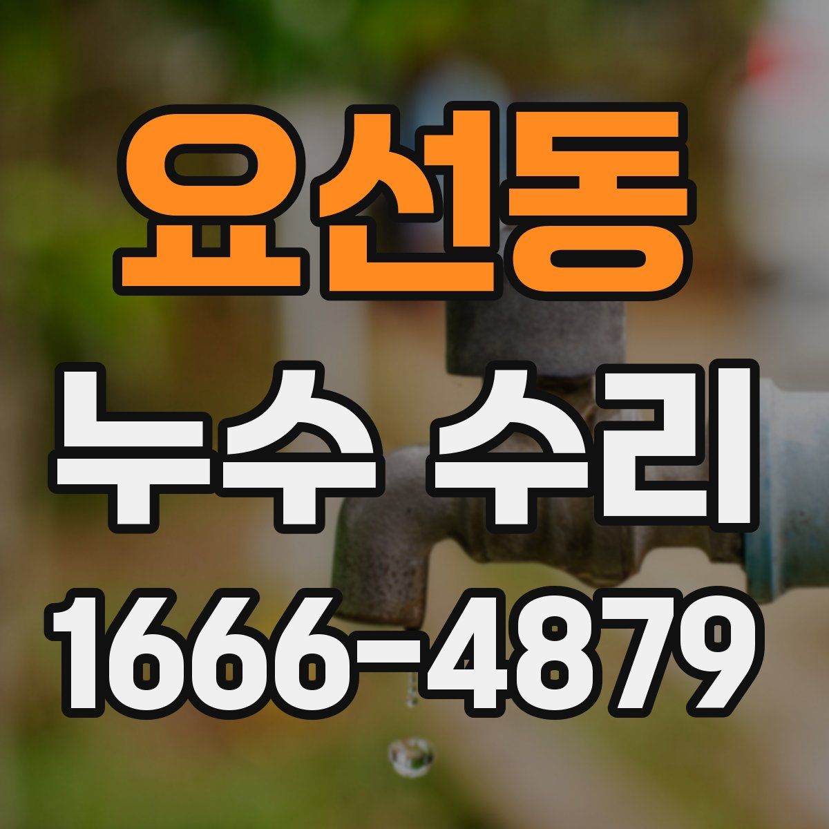 요선동 누수 수리