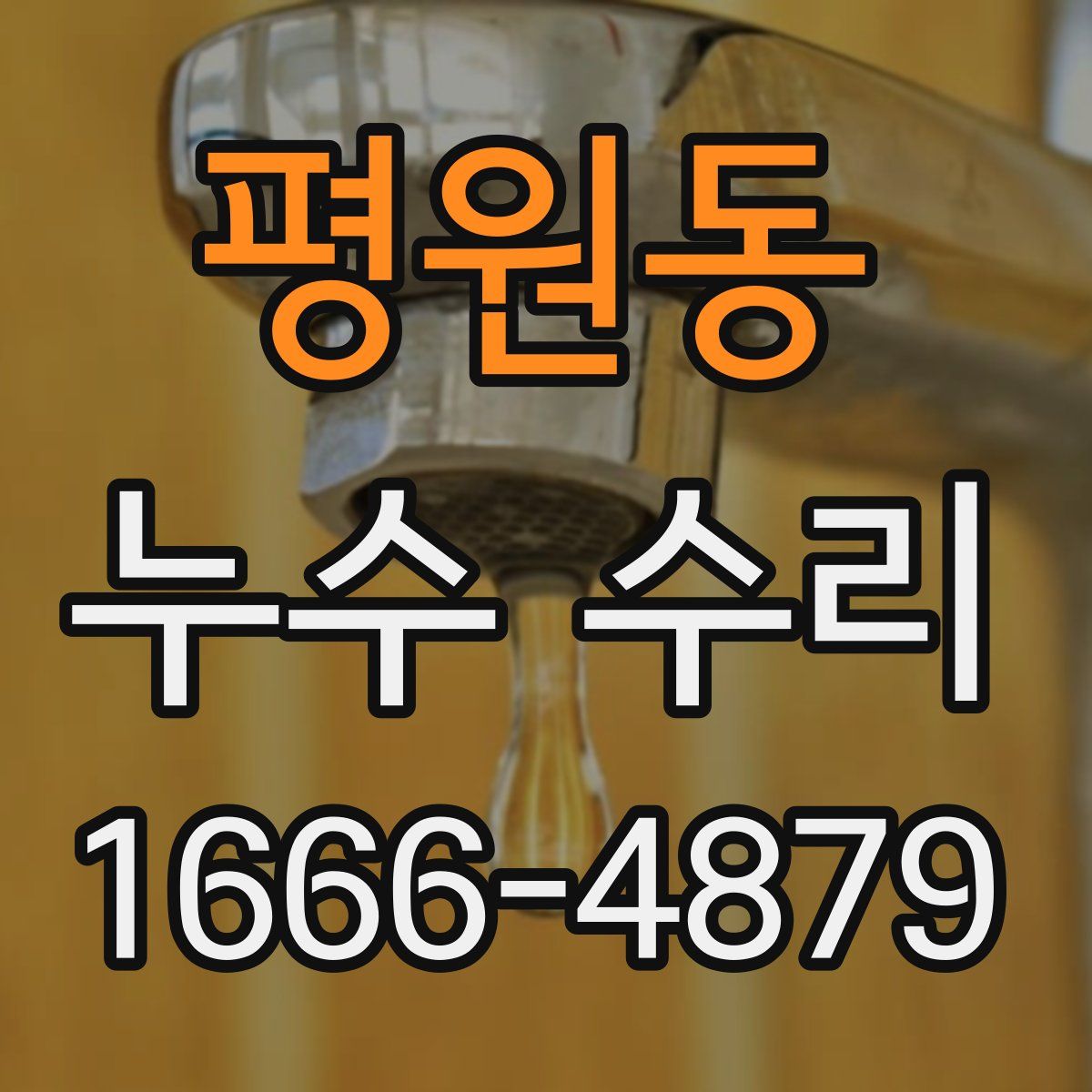 평원동 누수 수리