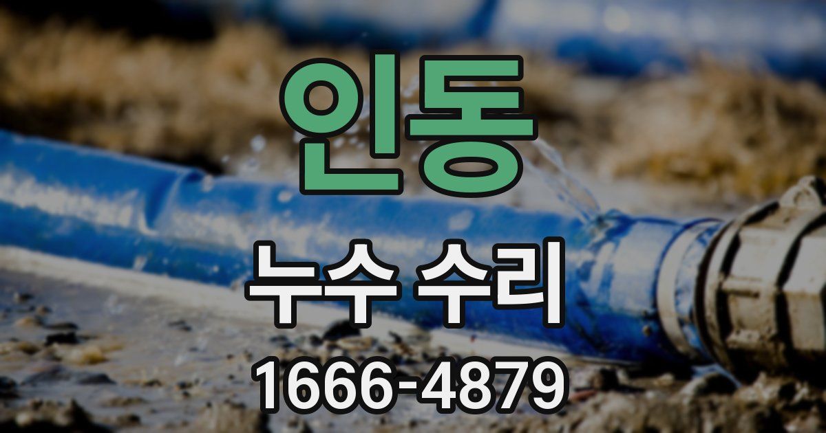 인동 누수 수리