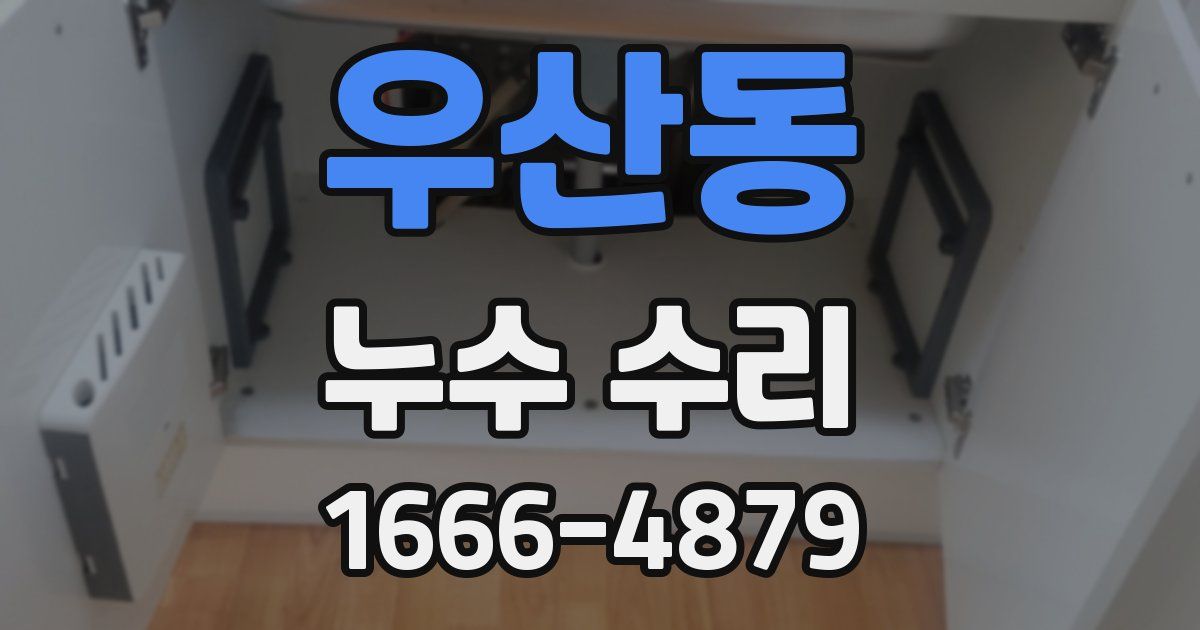 우산동 누수 수리