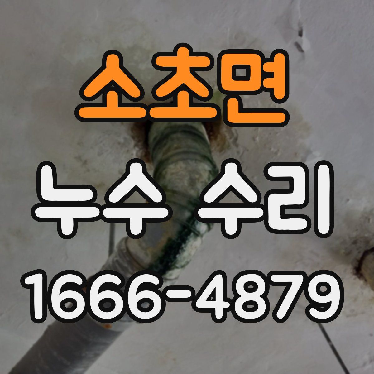 소초면 누수 수리