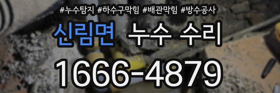 신림면 누수 수리