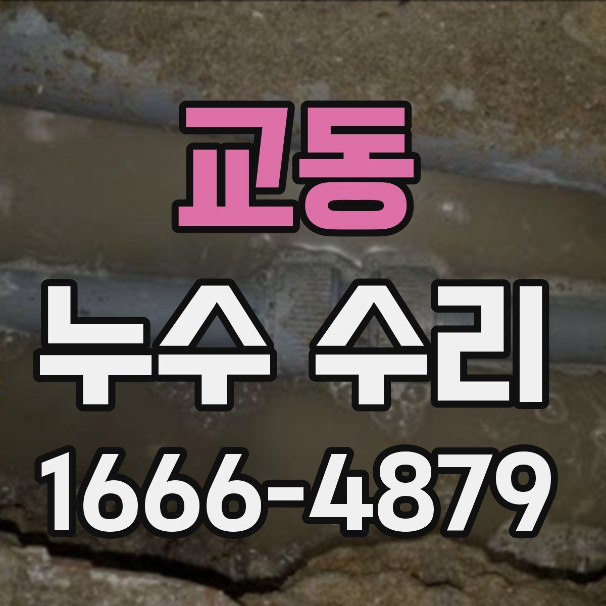 교동 누수 수리