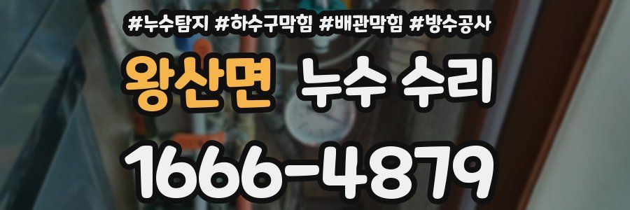 왕산면 누수 수리