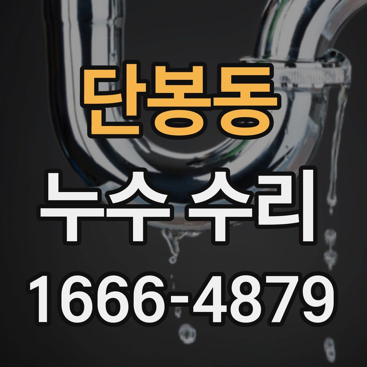 단봉동 누수 수리