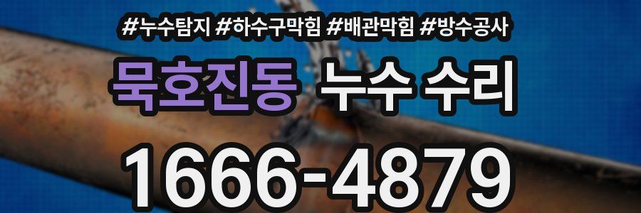 묵호진동 누수 수리