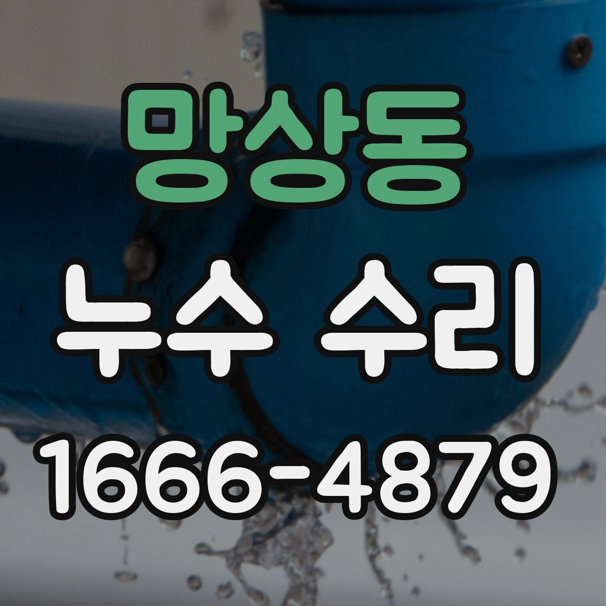 망상동 누수 수리