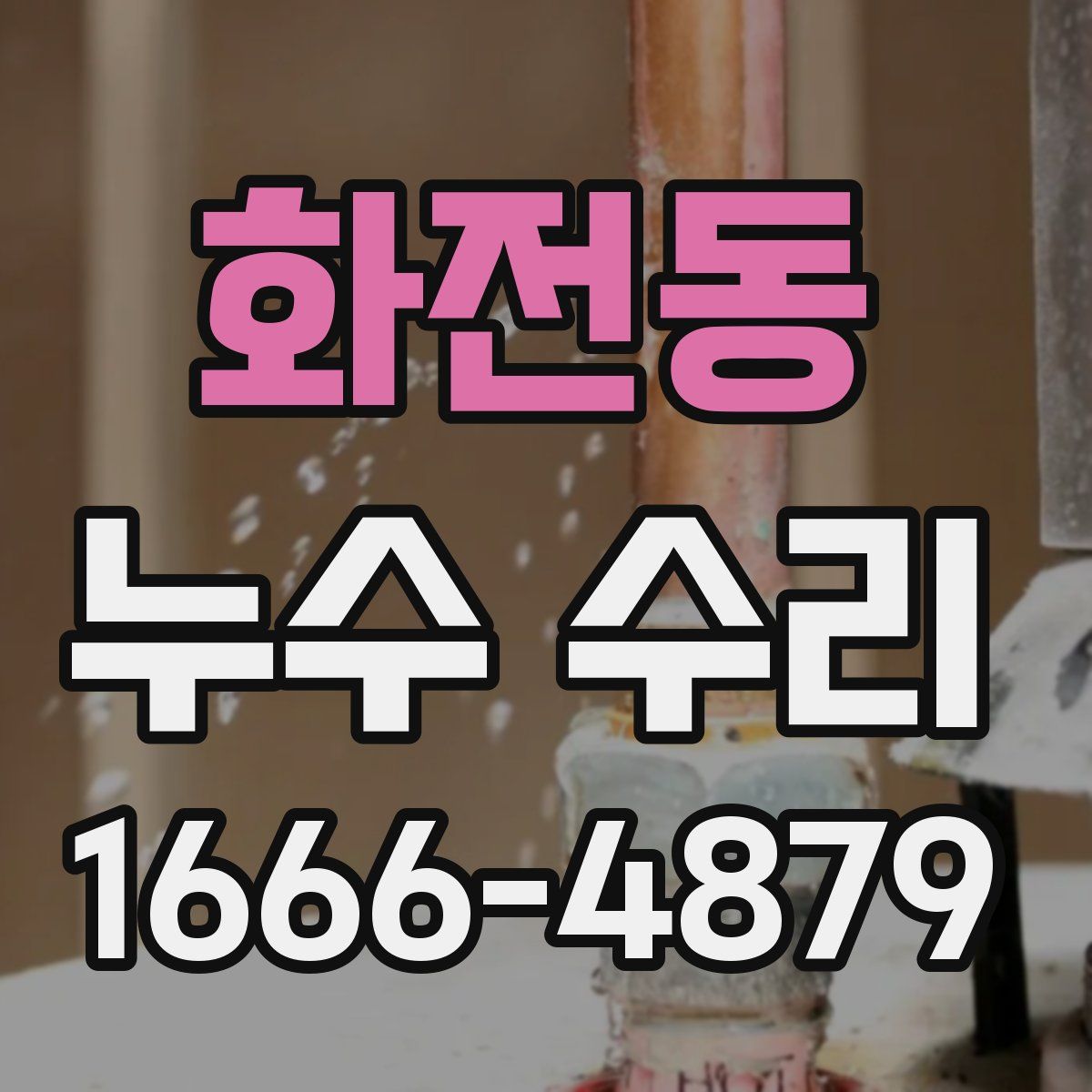 화전동 누수 수리