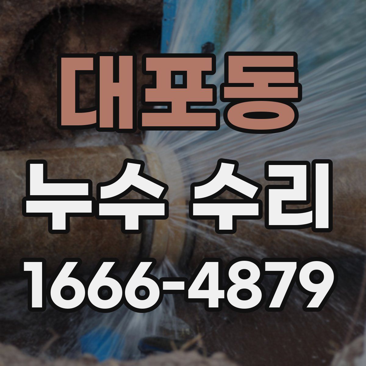 대포동 누수 수리