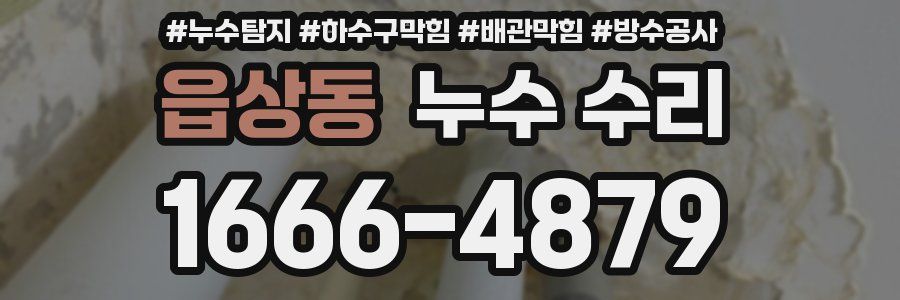 읍상동 누수 수리
