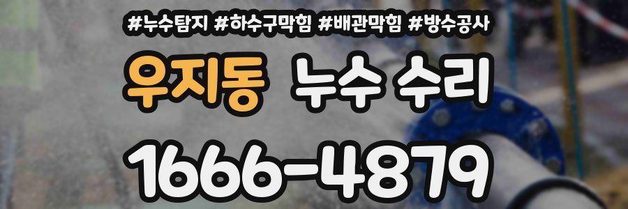 우지동 누수 수리