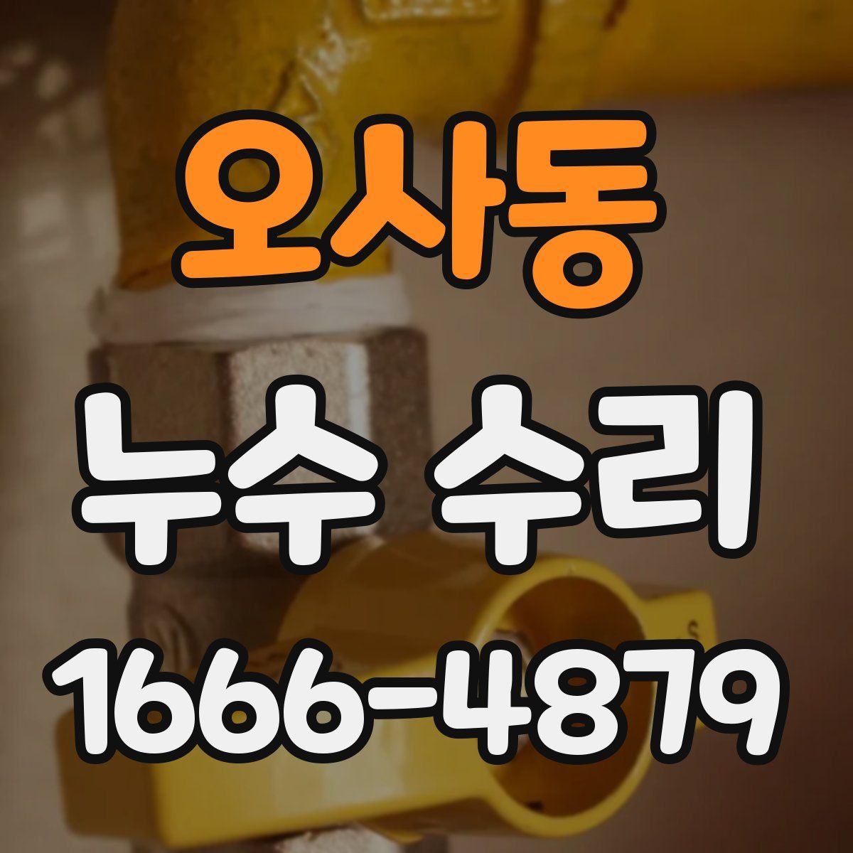 오사동 누수 수리