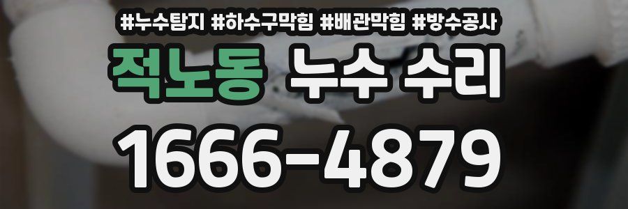 적노동 누수 수리
