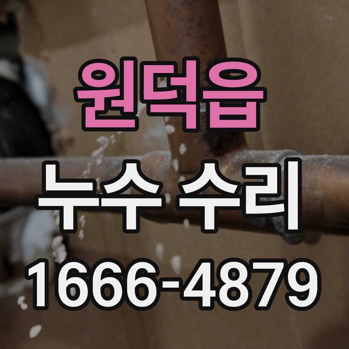 원덕읍 누수 수리
