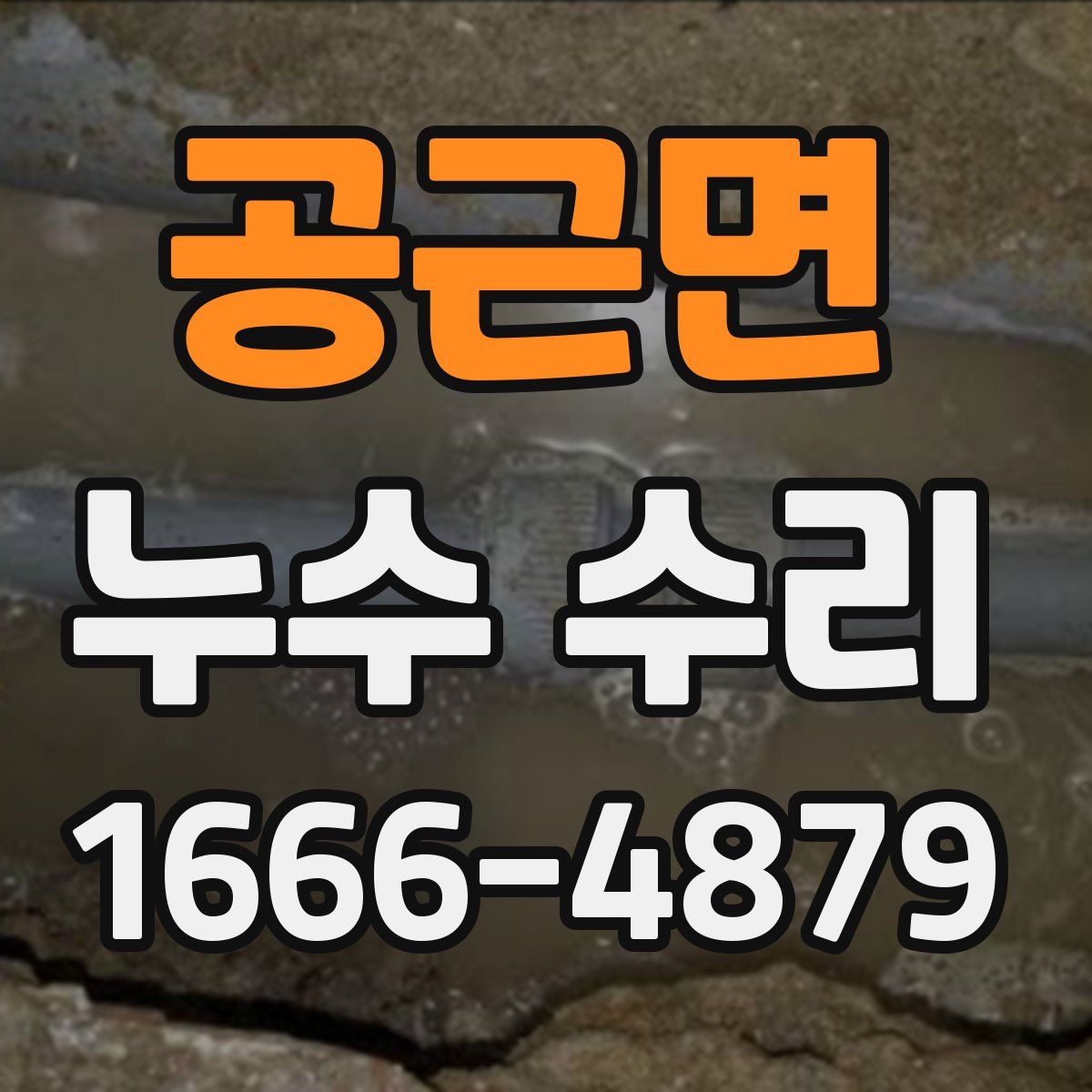 공근면 누수 수리